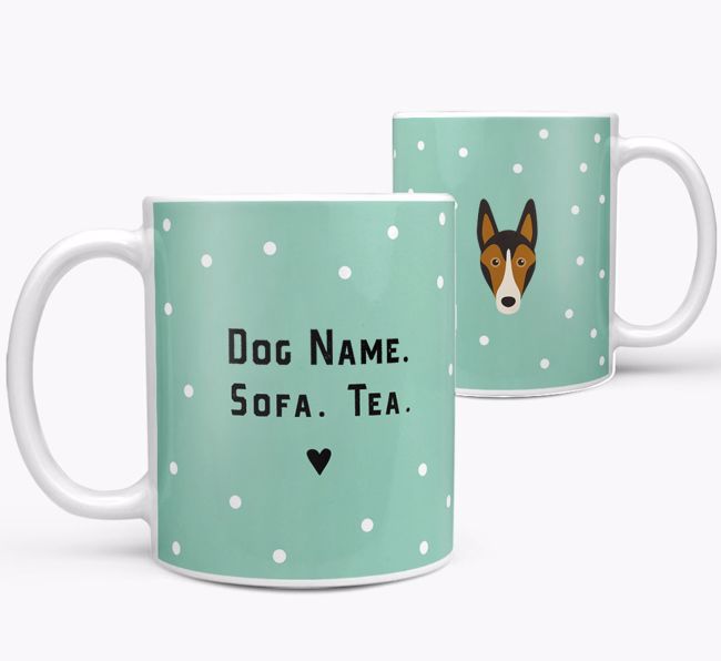 Personalised 'Sofa & Tea/Coffee' Mug for your {breedFullName}